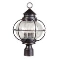 Maxim Lighting Maxim Lighting 30500CDOI Portsmouth 12" W 3-Light Outdoor Pole / Post Lantern - Oil Rubbed Bronze 30500CDOI